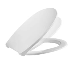 MKW MKW Studio FL Toilet Seat with Lid with Metal Hinge, White - BA00-0A01