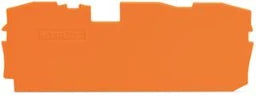 WAGO Abschluss- und Zwischenplatte 1 mm dick, orange   – 2010-1392