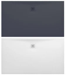 LAUFEN Laufen Passion Duschwanne aus Marbond 140x100x3cm,Abl. lange Seite,anthrazit   – BPPABTL140.100A