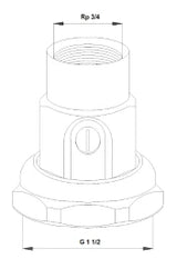 GRUNDFOS Garn.Grundfos Kugelventile 3/4" Kpl. 519805   – 519805