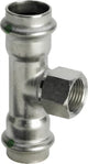 VIEGA Viega T-piece with SC Sanpress Inox 2317.2 in 28mm x Rp1 x 28mm Stainless Steel – 449 506