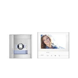 BTICINO Flex'ONE Video-Set mit Türstation SFERA (1 und 2 Ruftasten) + CLASSE300 X13E  – 905216