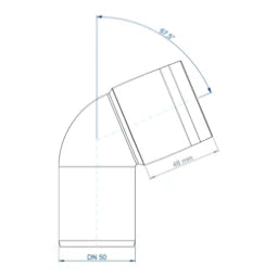 POLOPLAST PO Bend POLO-KAL XS DN 50/67Degree – 102123
