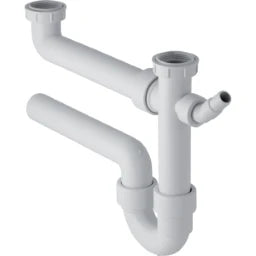 GEBERIT GE Pre-fabricated Drain 2-part in PP d50mm x G1 1/2 white – 152.715.11.1