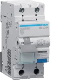 HAGER RCBO 1P+N 10kA C-10A 30mA Type A-G – ADG560D