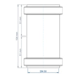 POLOPLAST PO Double Socket POLO-KAL NG DN 50 – 02302