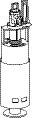 REHAU MEPA Drain Valve Sanicontrol UP-Cistern Type A31/B31 – 18965901225