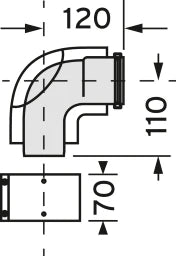VAILLANT Vaillant inspection elbows No. 303217 – 303217