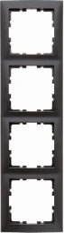 BERKER S.1 Rahmen 4fach anthrazit matt   – 10149949