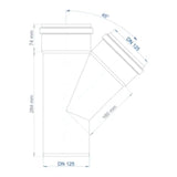 POLOPLAST PO Branch POLO-KAL NG DN 125/125/45 Degrees – 02239