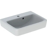 GEBERIT SANITAER Geberit Renova Plan HWB 50x38cm weiß mit Hahnloch, mit Überlauf   – 501.628.00.1