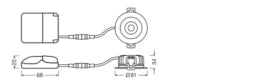 LEDVANCE SPOT AIR FIX 6W 930 PS DIM IP65 WT – 4058075799929