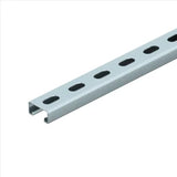 OBO Slotted Profile Rail, slot width 22mm 2000x41x21mm steel, strip-galvanized - 1123672