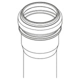 REHAU RAUPIANO PLUS Abflussrohr DN 32, Baulänge 250 mm   – 11326181001