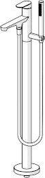 HANSA Hansa Genesis EHM floor-standing bath mixer, round, 1-spray, chrome – 3783 2063