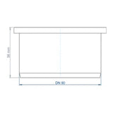 POLOPLAST PO End Cap POLO-KAL DN 90 – 02327