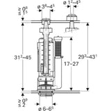 GEBERIT GE Keramik-Spuelgarnitur 1-Menge d40mm   – 282.050.21.2