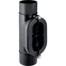 GEBERIT GE PE Putzstueck fuer waagrechte Leitungen 90 Gr. d 110mm 367454   – 367.454.16.1