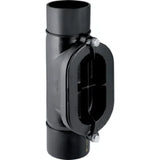 GEBERIT GE PE Putzstueck fuer waagrechte Leitungen 90 Gr. d 110mm 367454   – 367.454.16.1
