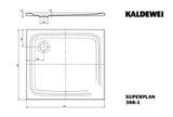 KALDEWEI Kaldewei Superplan Shower Tray without Support 80x90x2.5 – 447800010001