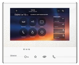 BTICINO AP-Videohausstation CLASSE300 X13E mit S martphone-Anbindung, Farbe: Weiß   – 344642