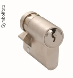 ERA Einbauhalbzylinder H36000  L=40mm, vernickelt, 1Stk Schlüssel   – 194522