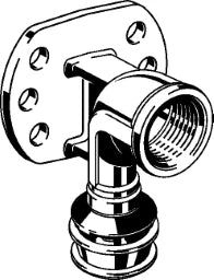 VIEGA Viega Wandscheibe mit SC Raxofix 5325.5 in 20mm x Rp1/2 Siliziumbronze   – 645 922
