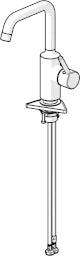 HANSA Hansa single-lever mixer WT-Batt.HANSAVANTIS chrome – 5255 2267