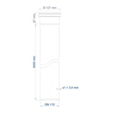 POLOPLAST PO Socket Pipe POLO-KAL NG DN 110/4000 – 02047