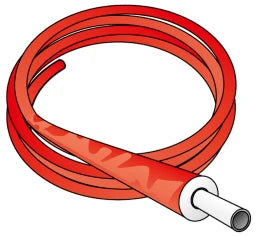 KE KELIT KM130 KELOX Plus-Rohr 25x2,5 25m Weichschaumisolierung 9mm  – 7521251