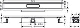 HANSGROHE HG Complete set uBox universal for standard installation 900mm for DR FS - 56025180