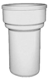 HUTTERER & LECHNER HL203/90WE WC connector DN90 with lip seal, white – HL203/90WE