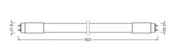 LEDVANCE LED TUBE T8 UNIVERSAL PERFORMANCE 600 mm 7.5W 840  – 4099854026157