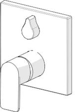 HANSA Hansa Stela Single-Lever Mixer Set for Basin/Bidet 8784 Rose Square Chrome – 8784 9073