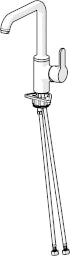 HANSA Hansa Primo Kitchen Mixer, chrome – 4920 2203
