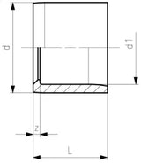 FISCHER GEORG GF Reduktion kurz PVC-U d 110x75   – 721900377