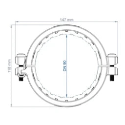 POLOPLAST PO Pull-out-proof Connection POLO-KAL NG DN 90 – 01754