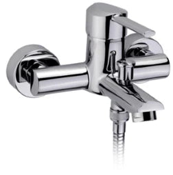STROHM-MOFÉM ZRT. Teka Elan EH Bath and Shower Mixer with 1/2" Hose Connection, Chrome – 1004181