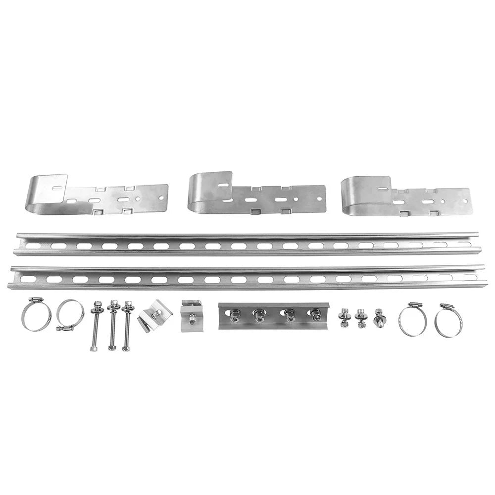 Solarmodul Halter für Balkongeländer Rahmenhöhe 30-35mm 1800mm Modullänge SALE