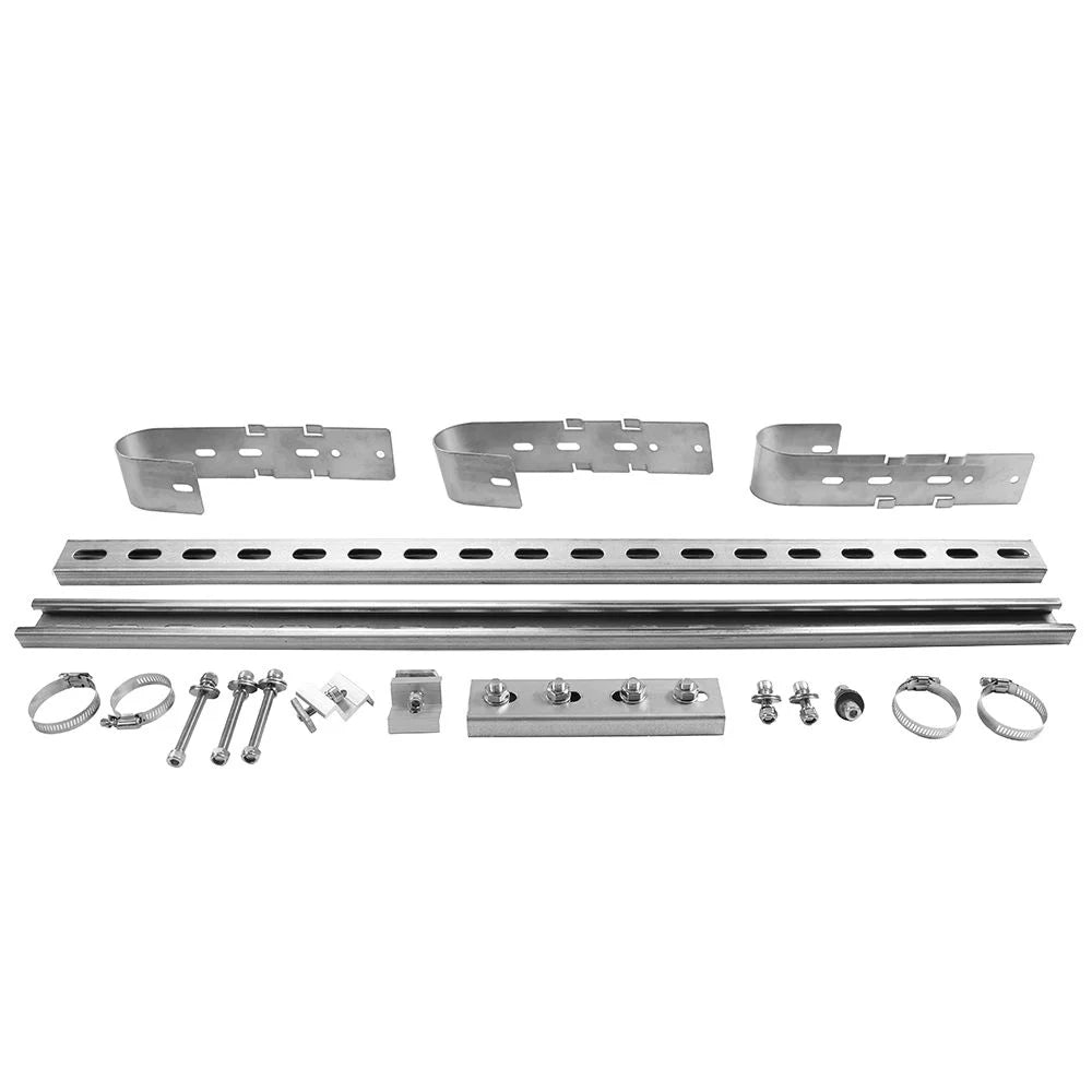 Solarmodul Halter für Balkongeländer Rahmenhöhe 30-35mm 1800mm Modullänge SALE