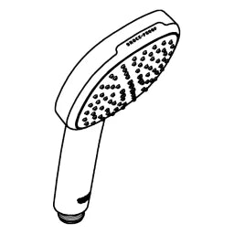 GROHE Tempesta C 110 hand shower 2 spray patterns chrome – 27 571 003