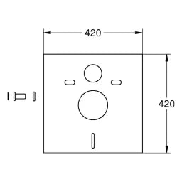 GROHE Grohe-Dal WC Sound Insulation Set – 37 131 000