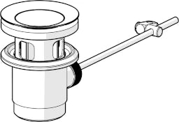 HANSA Hansa Waste Set for Mix-EH Mixer, complete, chrome – 59 904 620