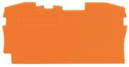 WAGO Abschluss- und Zwischenplatte 1 mm dick, orange   – 2006-1292