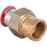 GEBERIT GE Mapress Carbon Steel Straight Fitting d18mm x Rp1/2 galvanized – 25302