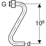 GEBERIT GE Verbindungsrohr Z zu Fuellventil Typ380   – 240.710.00.1