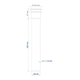 POLOPLAST Push-Fit Pipe POLO-KAL NG DN 40/250 – 02011