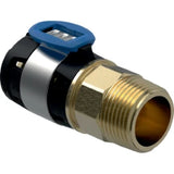 GEBERIT GE FlowFit Transition Adapter External Thread Silicon Bronze d75mm x R2 1/2 – 620.307.00.1