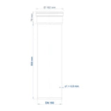 Poloplast PO Push-fit Pipe POLO-KAL NG DN 160/500 – 02062