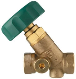 HERZ Herz Stroemax AWD TW Absperrv.24125/72 Schraegsitzf.3/4"IG m. Verschl.schraube   – 2412572